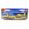 Low loader with ÖAMTC helicopter