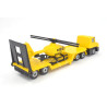 Low loader with ÖAMTC helicopter