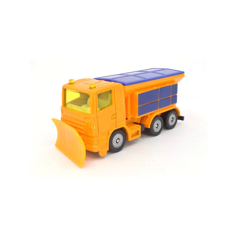 Scania R380 vrachtwagen met sneeuwschuif
