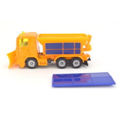 Scania R380 vrachtwagen met sneeuwschuif