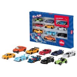 Geschenkset mit 10 Sportwagen