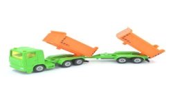 Scania kieper met trailer