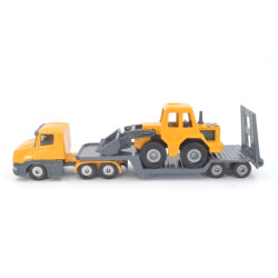 Scania met dieplader en shovel