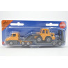 Scania met dieplader en shovel
