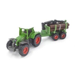 Fendt 936 Vario avec remorque forestière