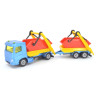 Volvo HGV with Skip and Trailer