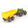 Fendt 926 Vario with Krampe tipping trailer
