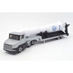 Scania low loader with rocket