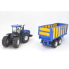 New Holland T9.560 Traktor mit Silagewagen