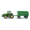 John Deere 8430 Tractor met aanhanger