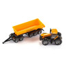 JCB 8250 Traktor mit Dolly und Kippanhänger