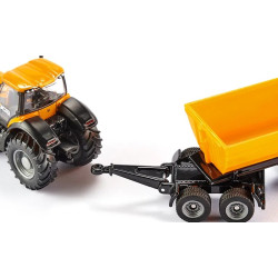 JCB 8250 Traktor mit Dolly und Kippanhänger