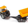 JCB 8250 Traktor mit Dolly und Kippanhänger