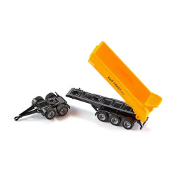 JCB 8250 Traktor mit Dolly und Kippanhänger