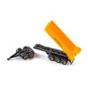 JCB 8250 tractor met dolly en kieptrailer