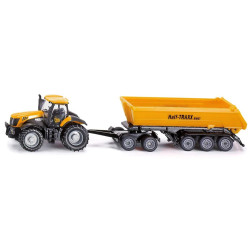 JCB 8250 Traktor mit Dolly und Kippanhänger