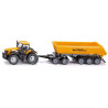 JCB 8250 Traktor mit Dolly und Kippanhänger