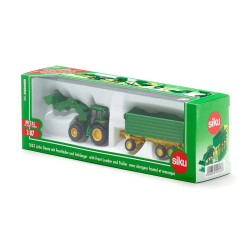 John Deere 6920S met frontlader en kiepaanhanger