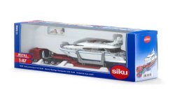 MAN TG-A avec remorque surbaissée et yacht