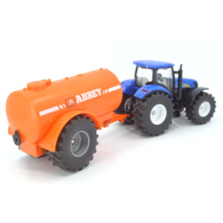 New Holland T7070 Traktor mit Abbey 1-achsigem Gülletank