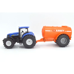 New Holland T7070 Traktor mit Abbey 1-achsigem Gülletank