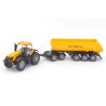 JCB 8250 tractor met dolly en kieptrailer