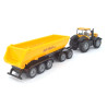 JCB 8250 tractor with dolly and tipper trailer