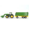 John Deere 6920S met frontlader en kiepaanhanger