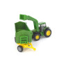 John Deere 6920S met frontlader en kiepaanhanger