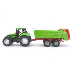 Deutz tractor met mestverspreider