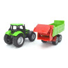 Deutz tractor met mestverspreider
