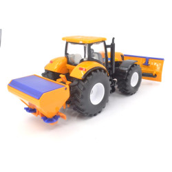 New Holland T7070 Tracteur avec lame et épandeur de sel