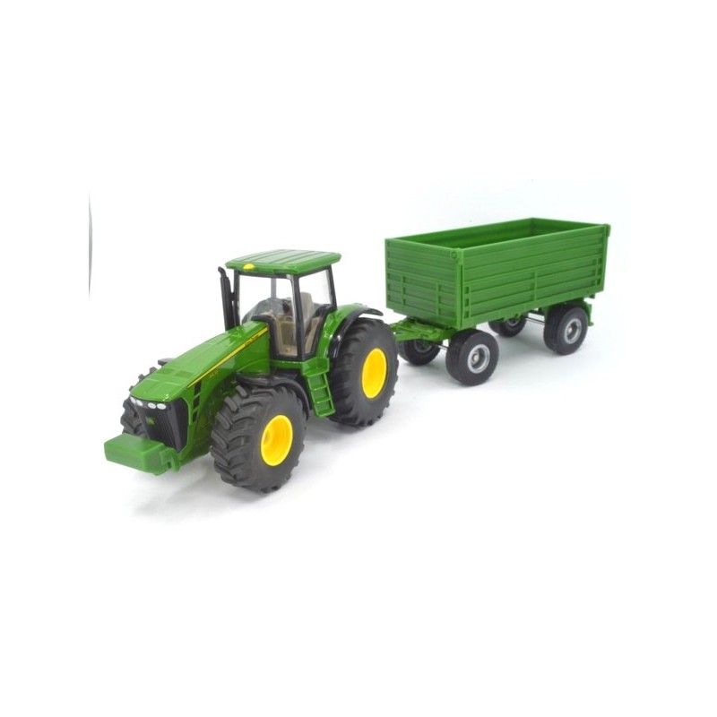 John Deere 8430 Tractor met aanhanger