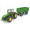 John Deere 8430 Tractor met aanhanger