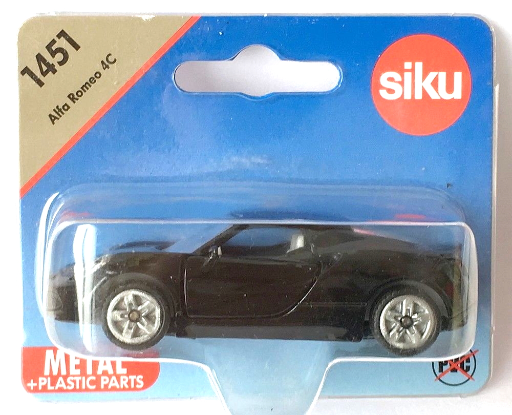 Siku 1451 Alfa Romeo 4C noir
